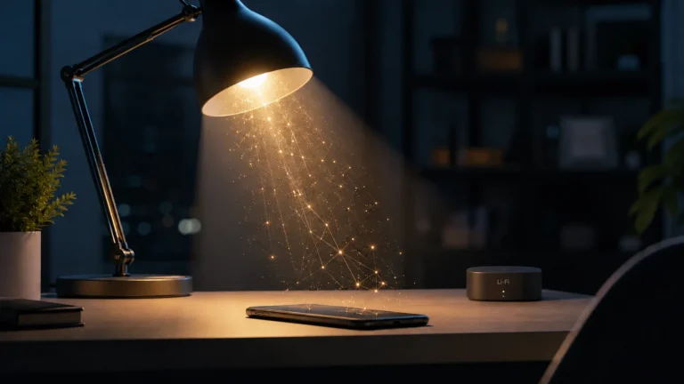 Li‑Fi: אינטרנט דרך האור במקום Wi‑Fi